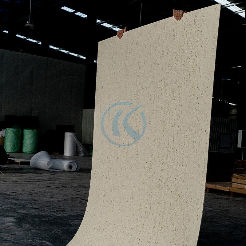 Natural Stone Texture MCM Wall Panel Tiles Interior Exterior Wall Decoration Flexible MCM Soft Travertine Stone Wall Board