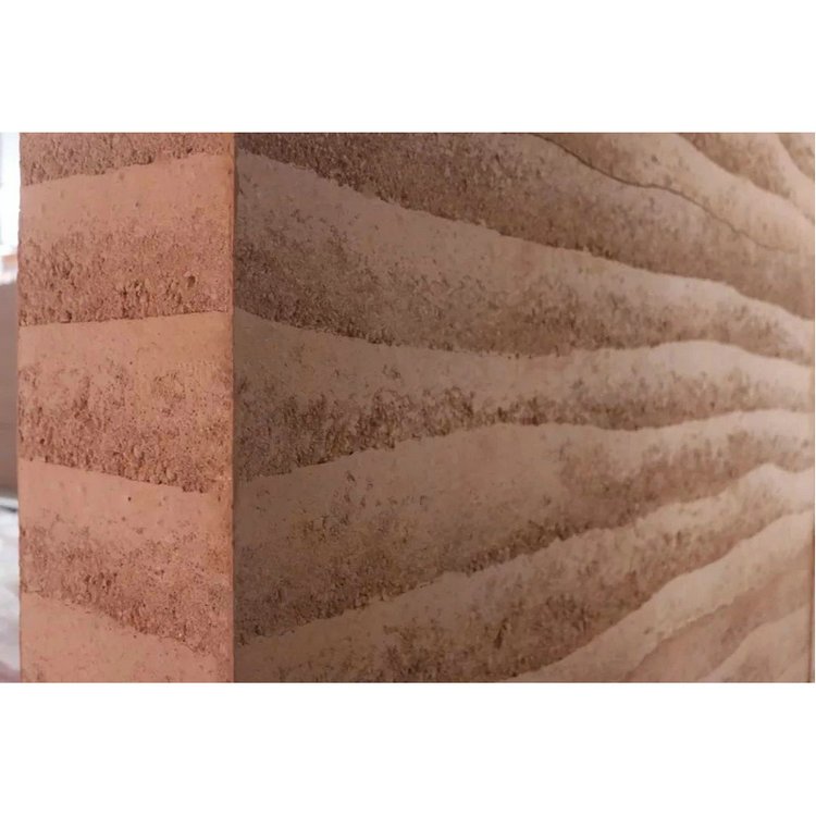 China Popular 580x2400mm Soft Stone Board MCM Rammed Earth Exterior Wall Cladding Decoration Board