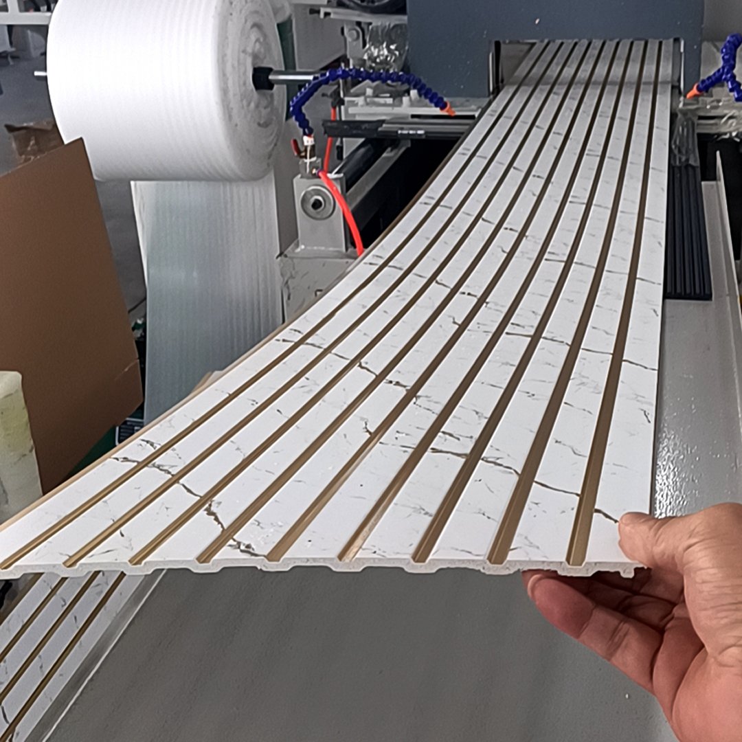 Indoor Pvc Ps Fluted Wallboard Slat Ps Great Wall Panel For Tv Background