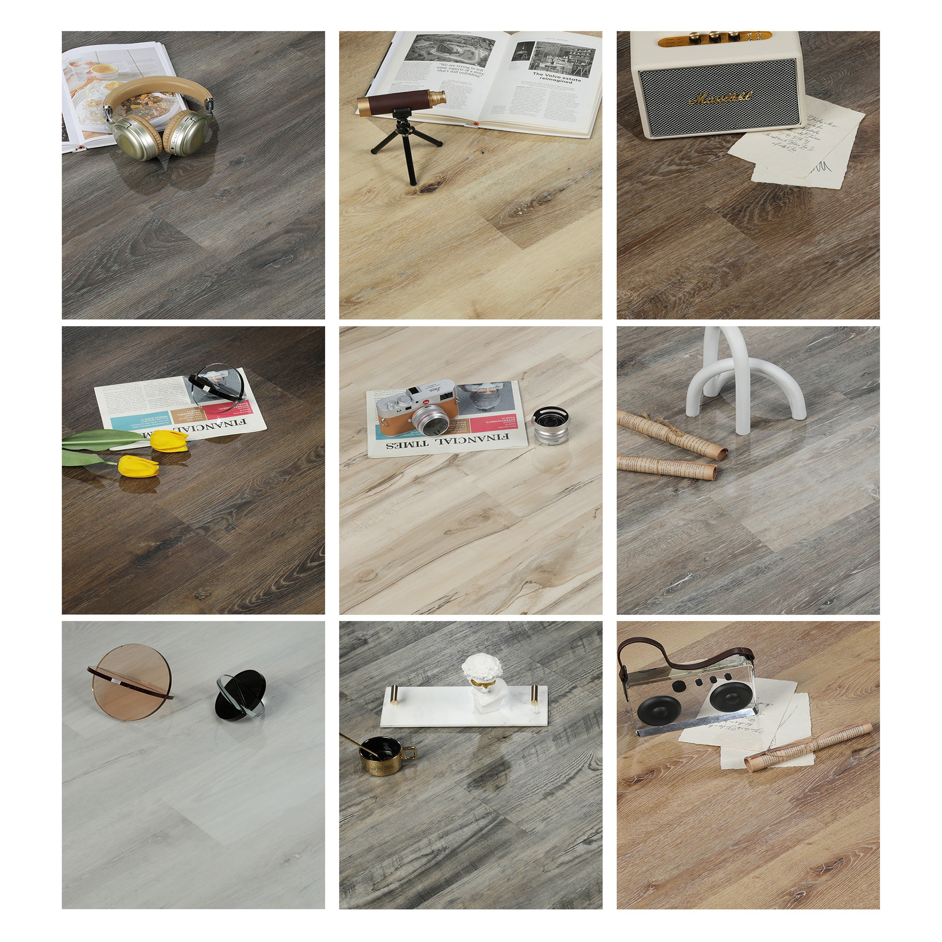 Factory direct sale Luxury Piso de Vinyl Waterproof WPC Plastic Flooring Planks Board