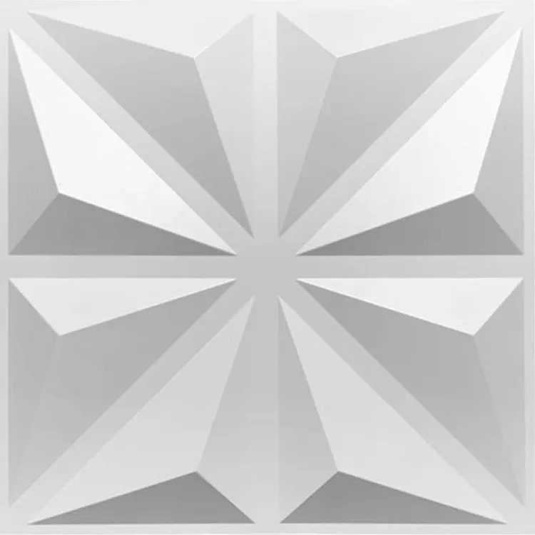 Hot selling Modern Art 3D Wall Panels Decorative Plastic 3d Pvc Tile Wallpanel For Home Decoration