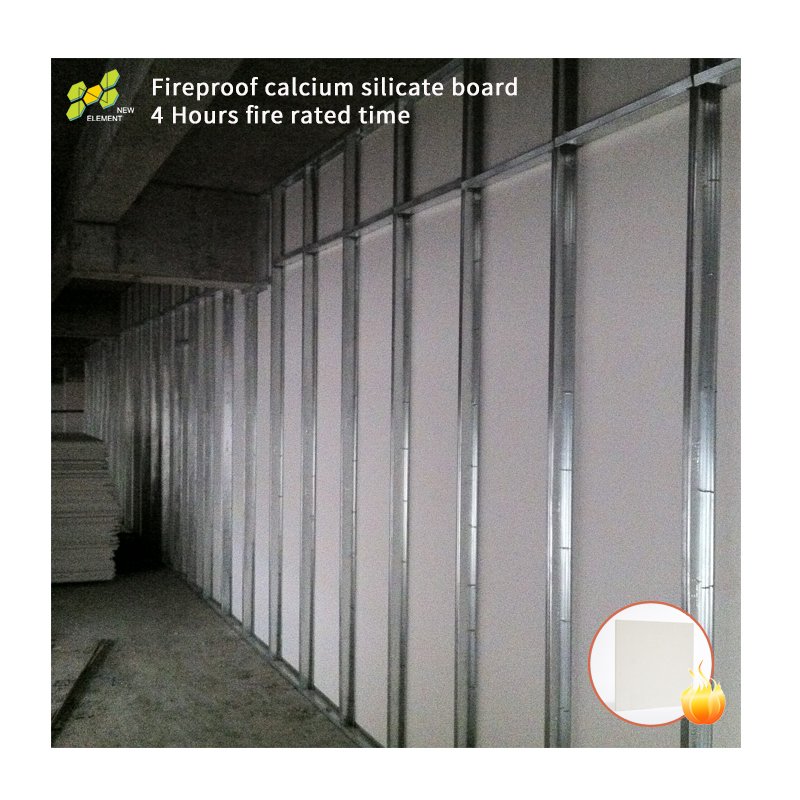 non asbestos High density fiber calcium silicate board Fireproofing Partition Refractory Wallboard Fire Resistant Board