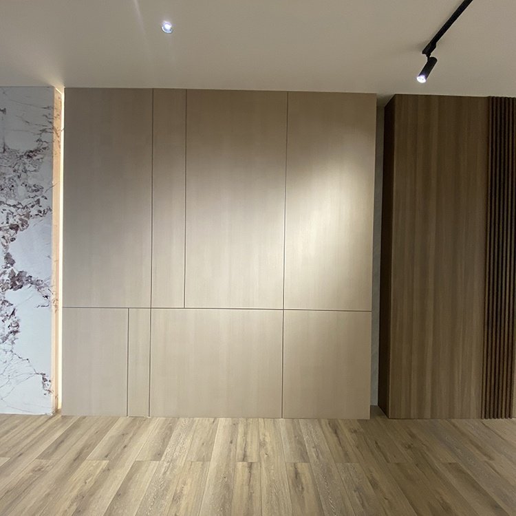 Decorative PVC Modern Laminated Slat Wall Panel Wood Boards for Office School Building Materials WPC Interior Other Boards