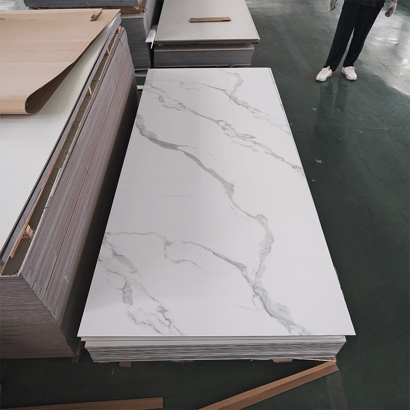Wholesale Price Wood Grain Veneer Bamboo Fiber Panel Bamboo Charcoal Board Marble Wall Panels