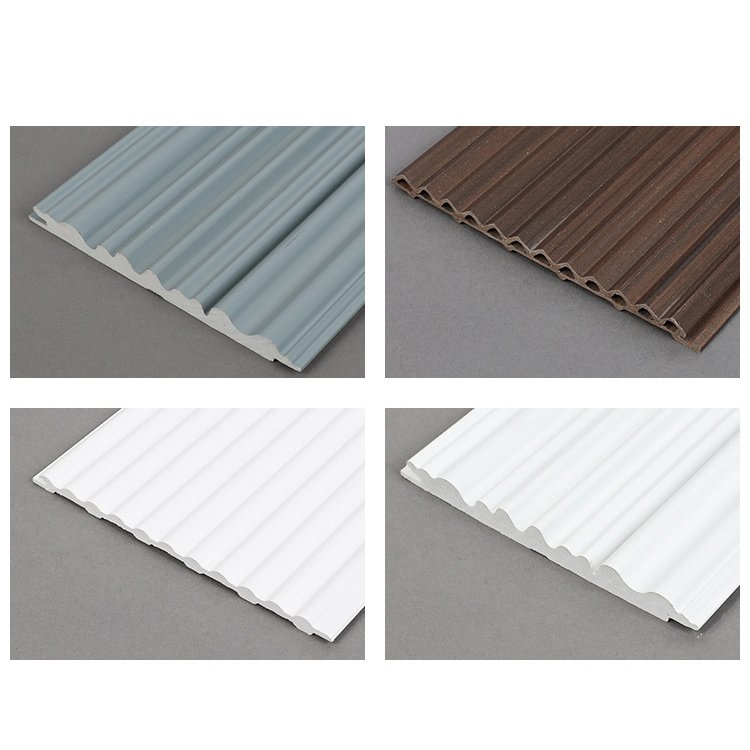 Wall Board Minimalist Wave Ceiling Design Plastic Wall Decorative Panels For Interior Corporeal Decor
