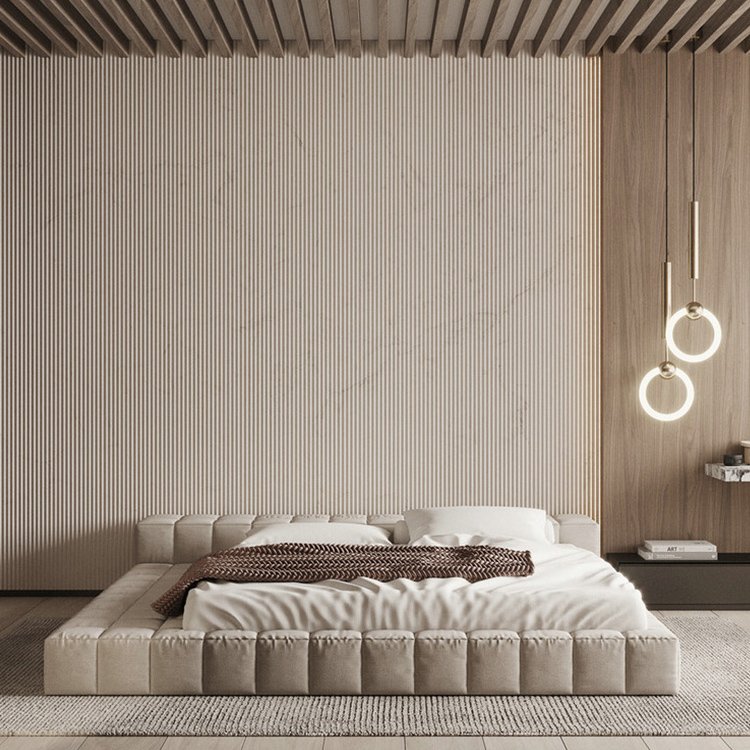 Wall Board Minimalist Wave Ceiling Design Plastic Wall Decorative Panels For Interior Corporeal Decor