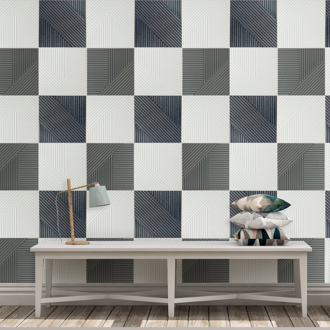MUMU Puzzle decor other boards interior decoration solid 3D wood wall panels wall interior