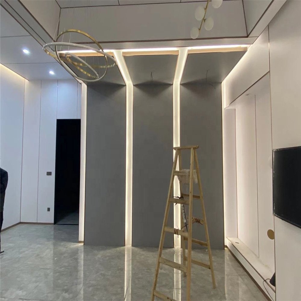 VANJOIN Factory waterproof hot selling bamboo charcoal board 5mm/8mm wpc wallboard mirror film interior decorate waterproof