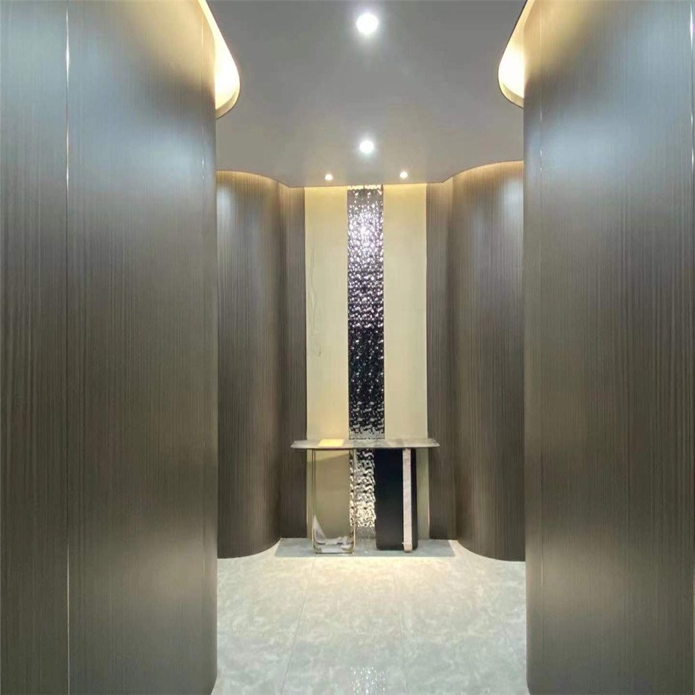 VANJOIN Factory waterproof hot selling bamboo charcoal board 5mm/8mm wpc wallboard mirror film interior decorate waterproof
