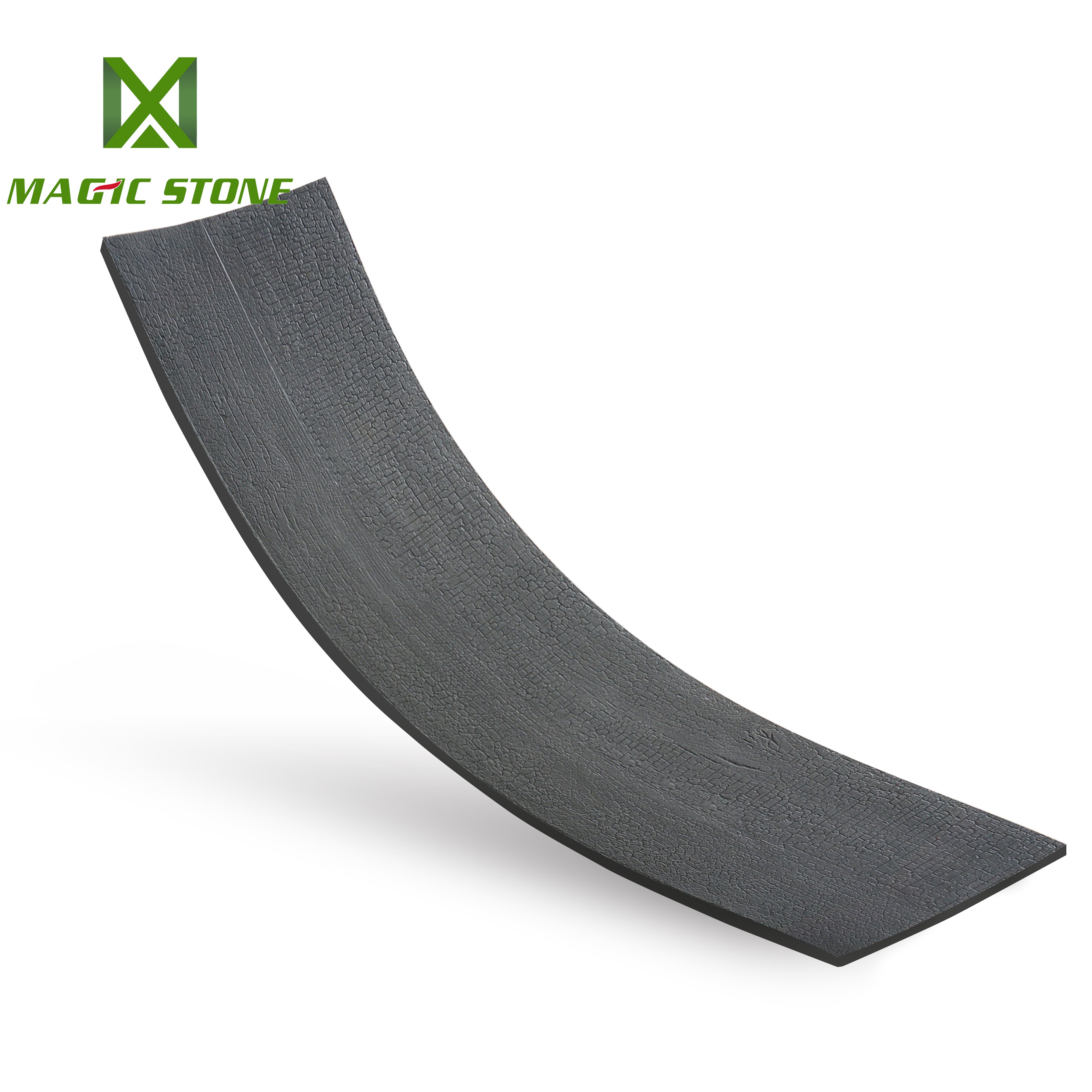 MCM New Design Black Charcoal Burnt Wood Wall Decoration Flexible Wood Veneer Wall Tile