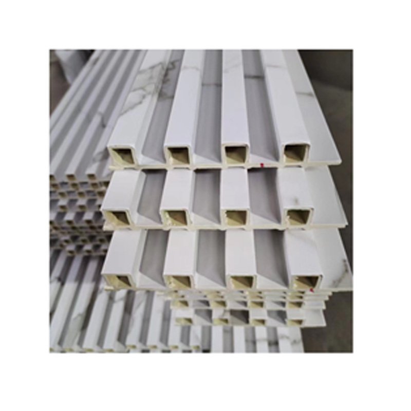 Home interior house decor wooden grain wall slat panel fluted wall panel wpc Wall Panels & Boards