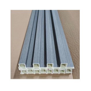 Home interior house decor wooden grain wall slat panel fluted wall panel wpc Wall Panels & Boards