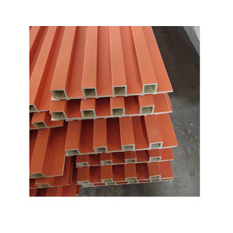 Home interior house decor wooden grain wall slat panel fluted wall panel wpc Wall Panels & Boards