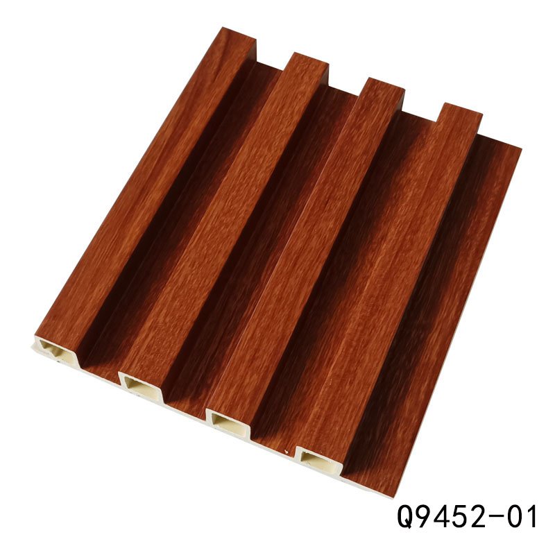 Wpc wall panel 160*24mm Waterproof durable wooden grain fluted veneers other boards interior decoration