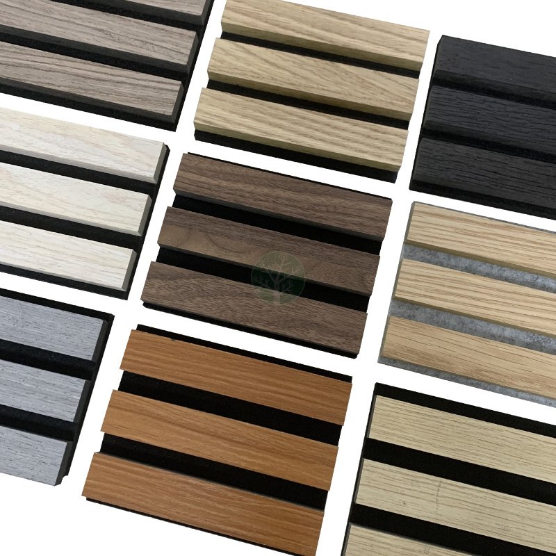 European Style Akupanel Decoration Akustik Panel Slat Wall Panel Acoustic Panel