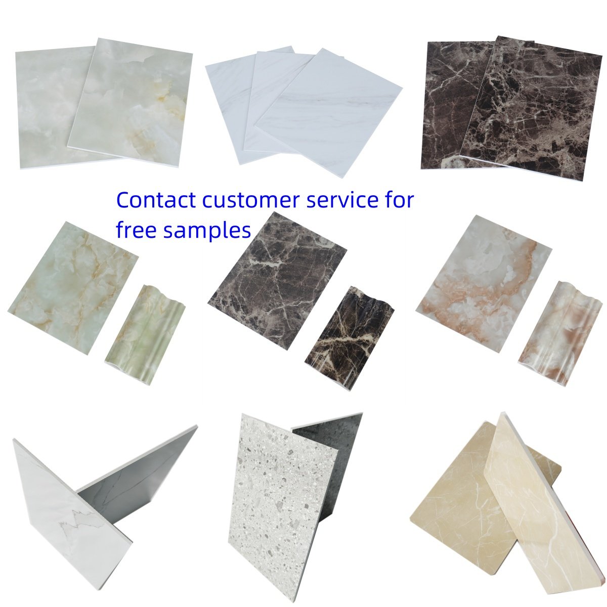 UV Marble Plastic Board 3d Printing PVC UV Marble Sheet