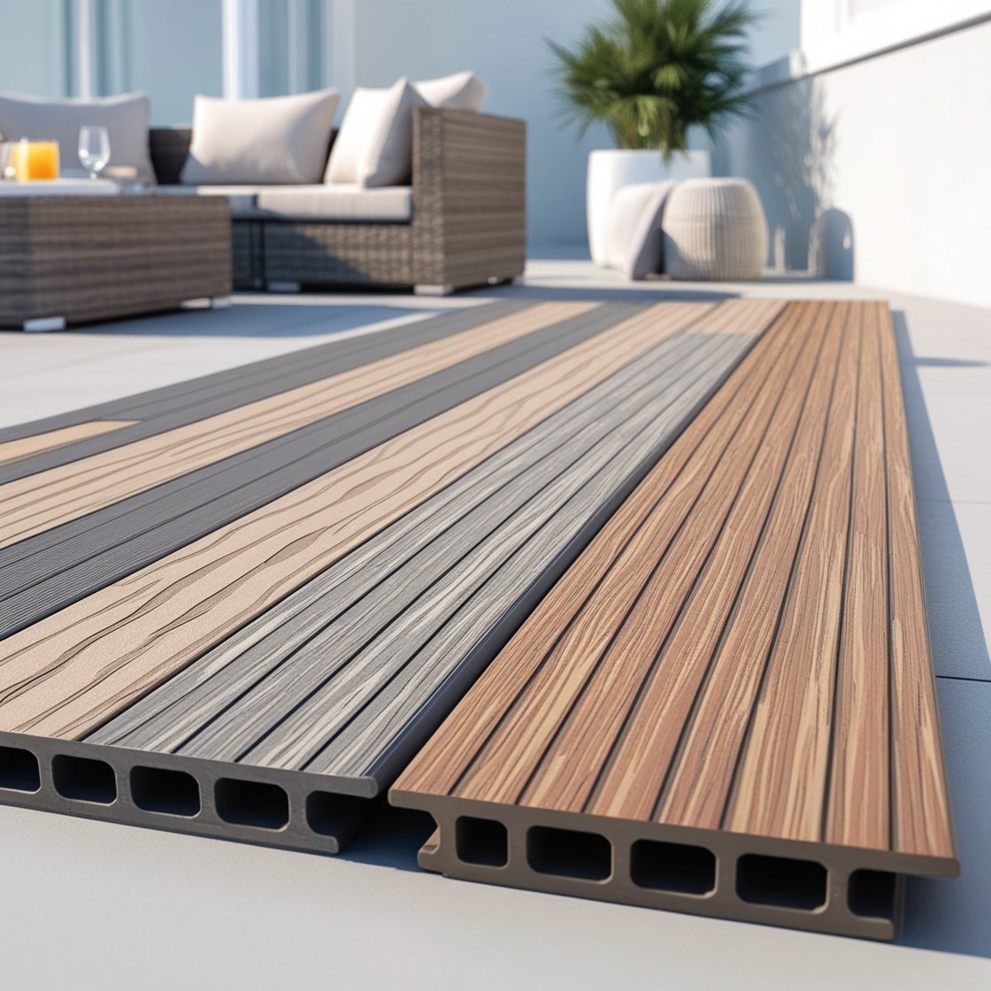 Best Price Premium Quality Wood Plastic Composite (WPC) Decking Panels from Real Factory Linchen Custom Size and Color Available