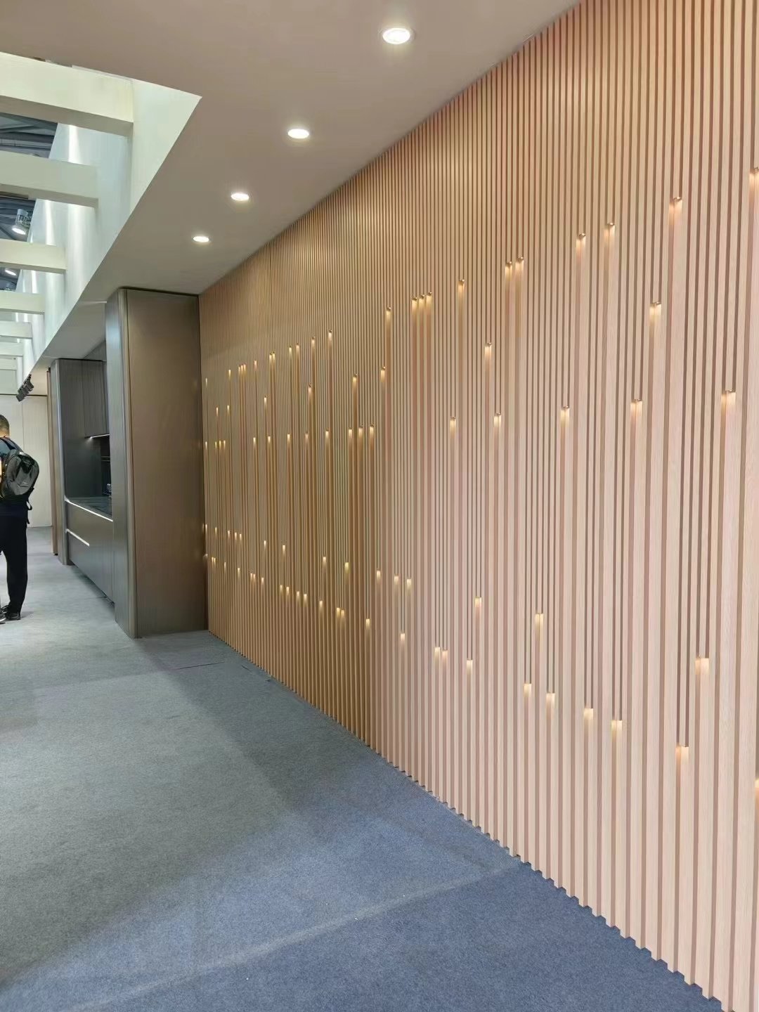 Hot Selling Latest Model Fretwork Design Pvc Fluted Panel Sticker Wpc Wall Panel