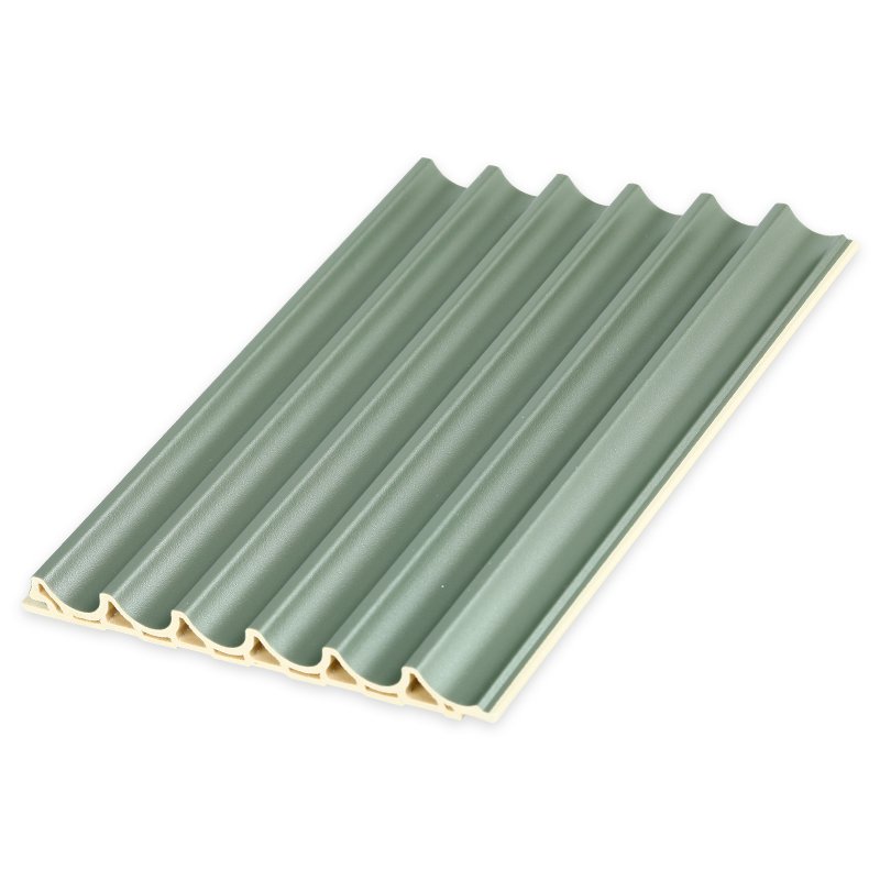 Inner Arc Wave Textured WPC Wall Panel Other boards profiled corrugated PVC Wall cladding