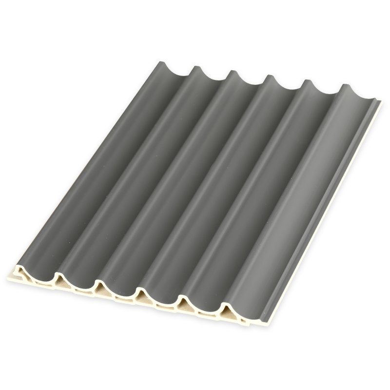 Inner Arc Wave Textured WPC Wall Panel Other boards profiled corrugated PVC Wall cladding