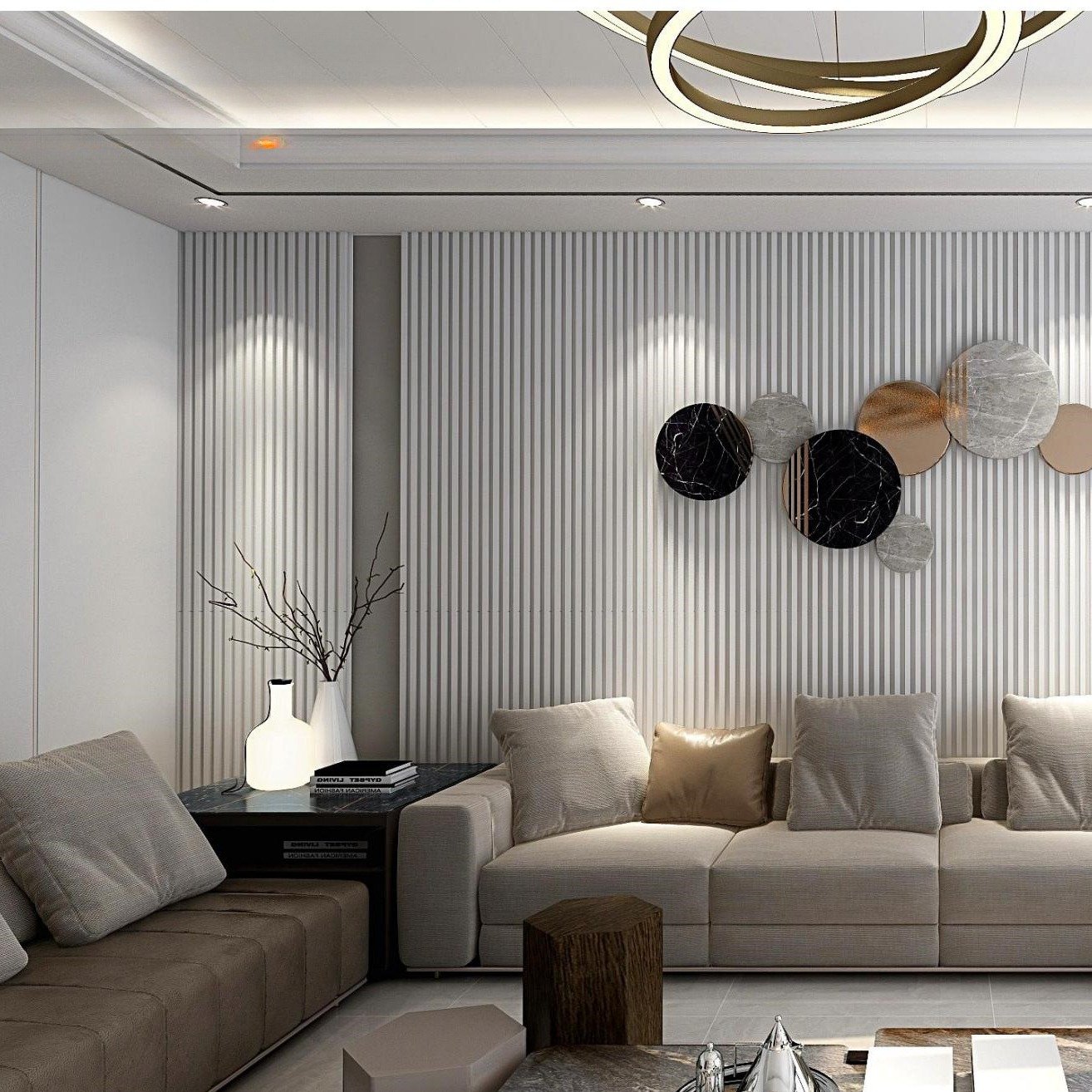 Top-Grade Wall Panels Flexible Wood Plastic Composite WPC PVC Cladding for Modern and Long-Lasting Interior Solutions