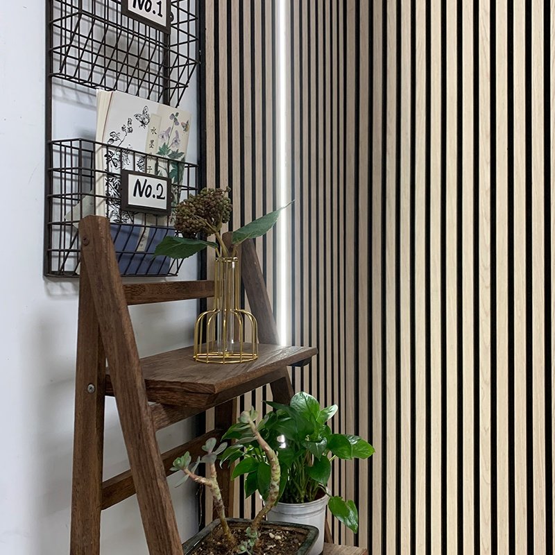 Slats Wall Compact Board Wood Acoustic Panel Slat Acoustic Panel For Construction Client