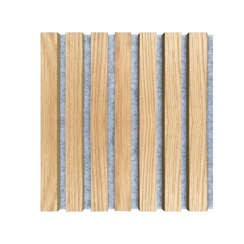 Slats Wall Compact Board Wood Acoustic Panel Slat Acoustic Panel For Construction Client