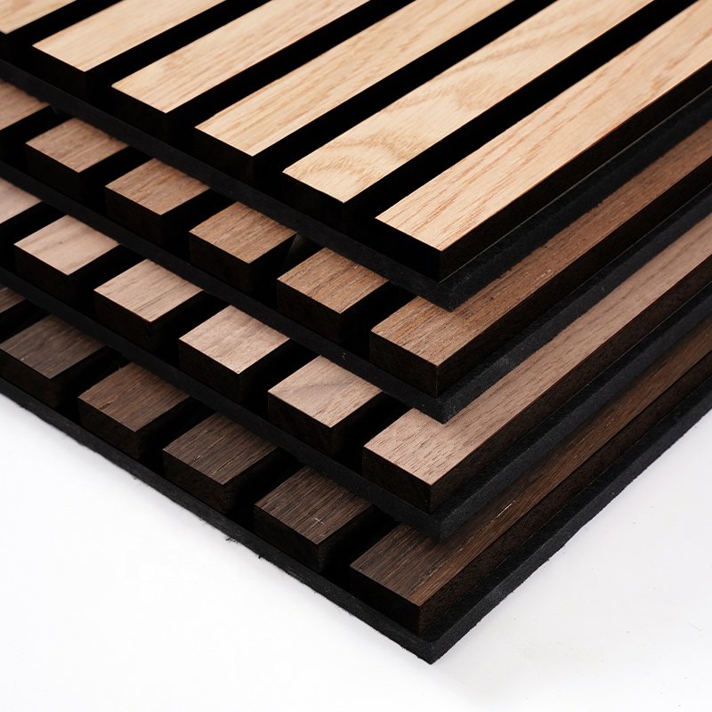 Slats Wall Compact Board Wood Acoustic Panel Slat Acoustic Panel For Construction Client