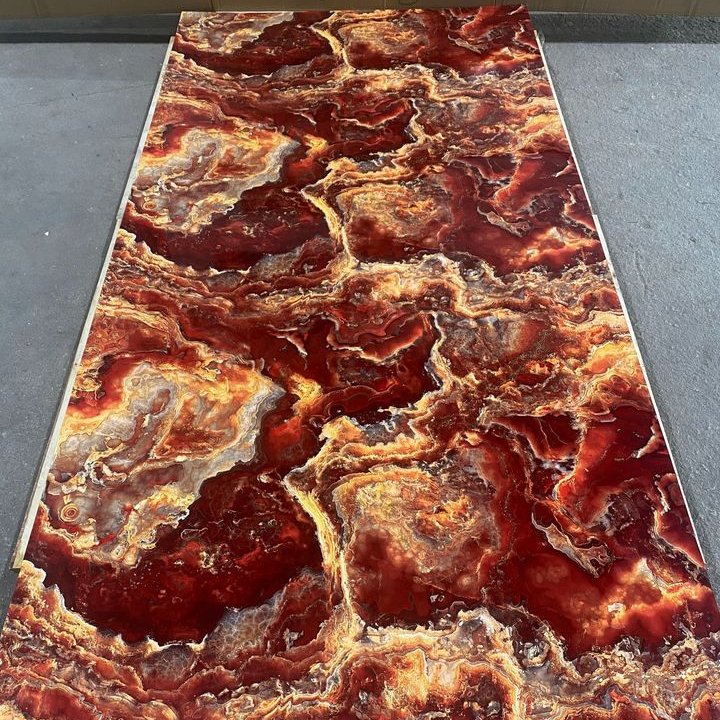 high glossy marble design 1220x2440mm 3mm uv marble sheet wall panel uv board pvc sheet