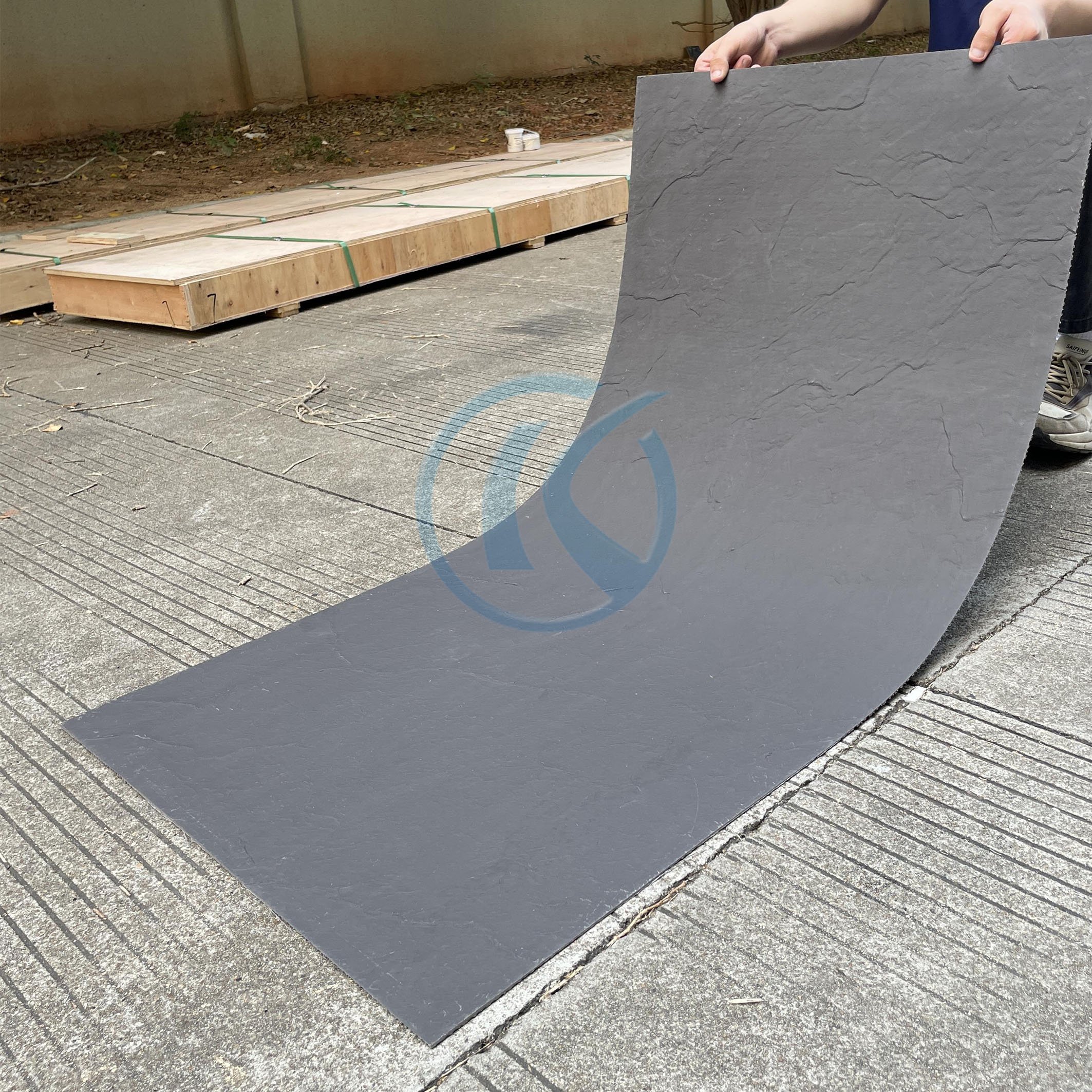 Custom Color Natural Stone Texture Decoration Wall Tiles Interior Exterior Flexible MCM Soft Slate Stone Wall Board