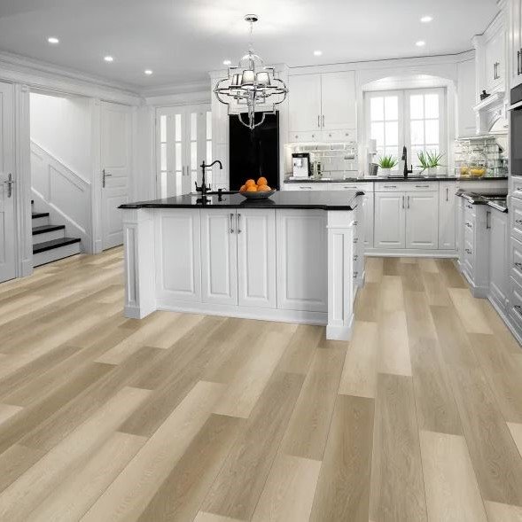 SPC Vinyl Plank Factory Wood Grain Click Rigid Core Flooring Eco-Friendly Sound Absorbing Decking Outdoor Use Customized Sizes