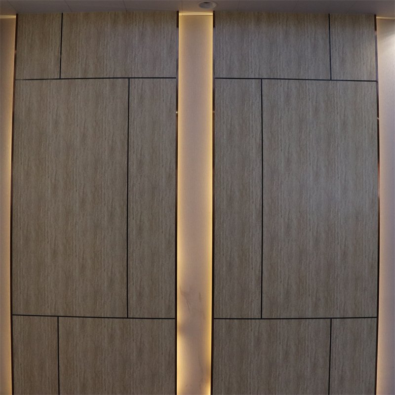 Customizable High Gloss SPC Wall Panel Artistic Compressible Recyclable Wall Board for Household Use