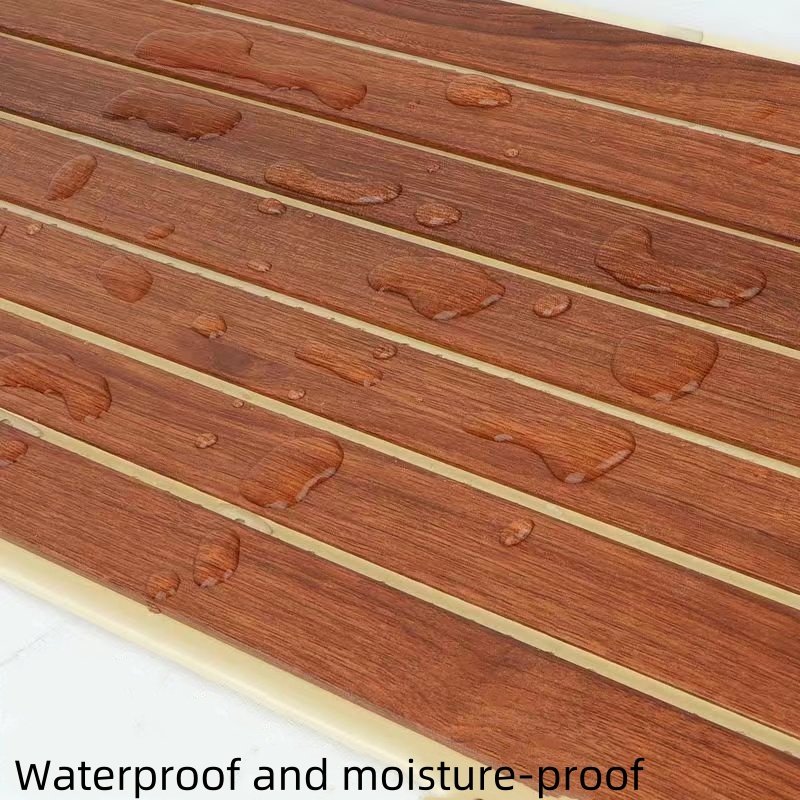 New Soundproof wall panel Hotel Wood-plastic slot hole bamboo wood fiber acoustic board