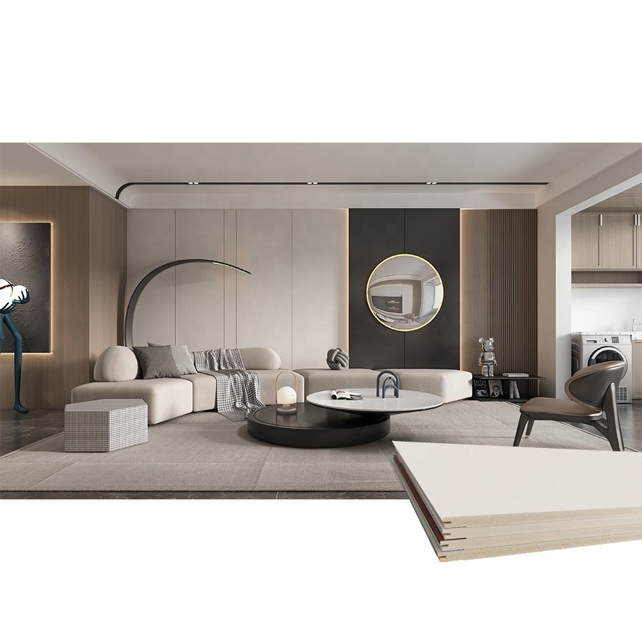 Modern paneling cladding systems house living room building wpc pvc spc wall board