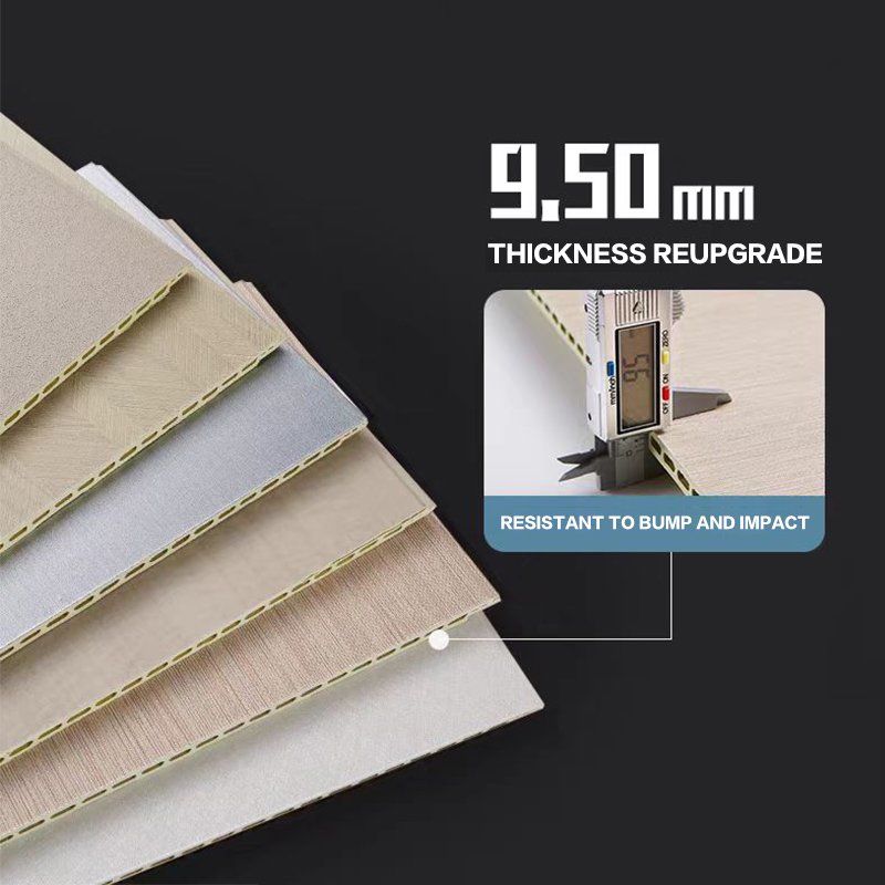 Bamboo wood fiber quick installation wall panel that can replace wallpaper