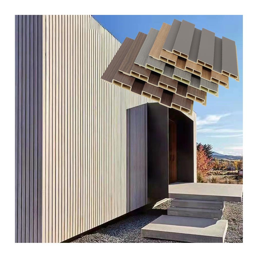 LT High Quality Crack-resistant 3d WPC Wall Panel Waterproof Wood Plastic Deep Embossed Composite WPC Outdoor Wall Cladding