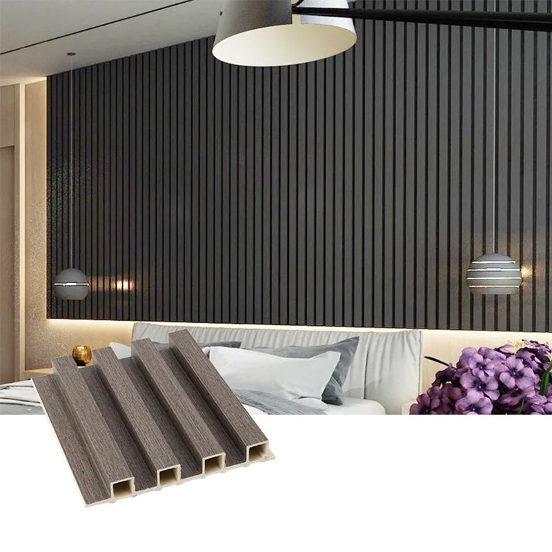 Water-Proof pvc ceiling indoor decorative wall panel Composite PVC Coating Cladding Fluted Wall Board