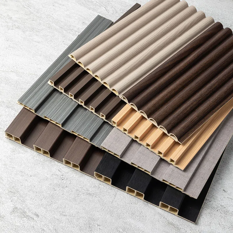 Water-Proof pvc ceiling indoor decorative wall panel Composite PVC Coating Cladding Fluted Wall Board