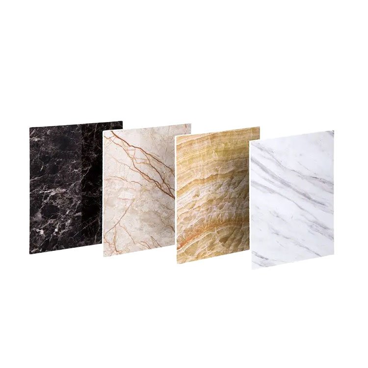 PVC Wall Panel Custom Design UV Board Wall Stickers Home Decor Modern Waterproof Pvc Sheet for Kitchen Cabinet Stripes & Plaid