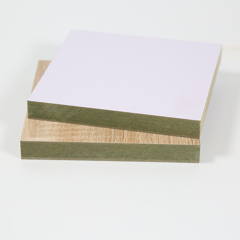 waterproof and moistureproof white laminated melamine mdf board green core