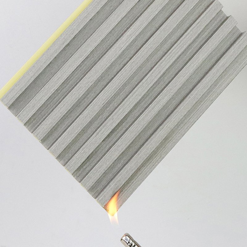 Hot Selling WPC Fluted Wall Panel pvc wall panel Modern Design Style 3d wall panel home inprovement Interior Decor