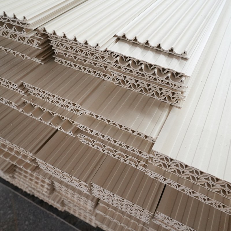 Hot Selling WPC Fluted Wall Panel pvc wall panel Modern Design Style 3d wall panel home inprovement Interior Decor