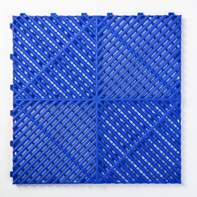 Grille floor mat, no digging groove, 4S store, wear-resistant and hydrophobic, PVC thickened grid board, plastic splicing floor