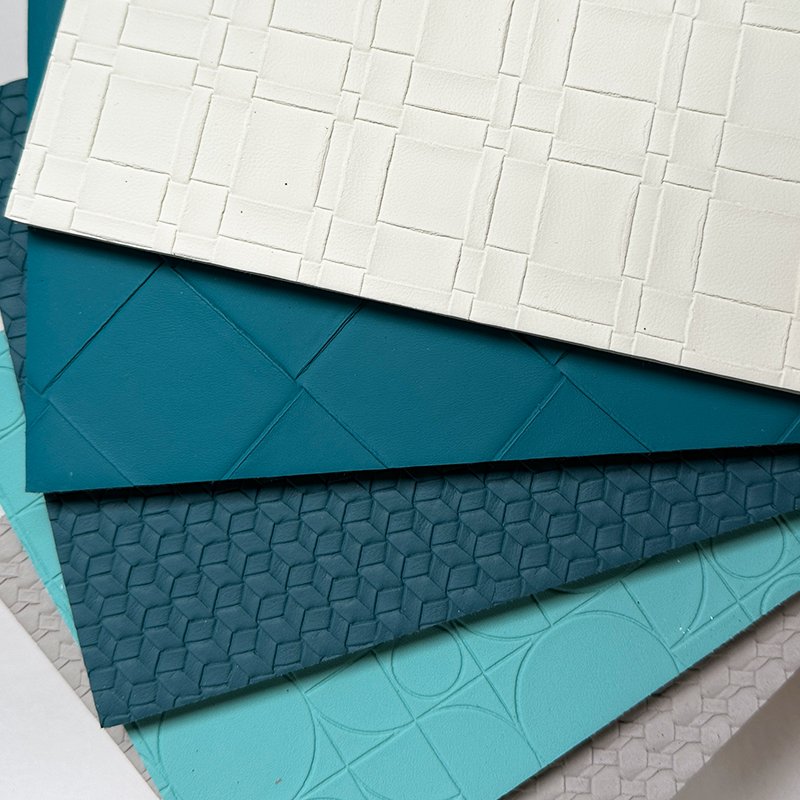 Carbon Gold 3D Leather PVC Wall Panel for Hotel Interior Decoration Fireproof 3D Leather Board