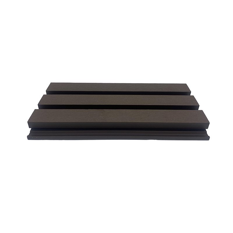 ECO-friendly 3 hole great wall board WPC flexible fence wall panel outdoor wood plastic composite wall panel