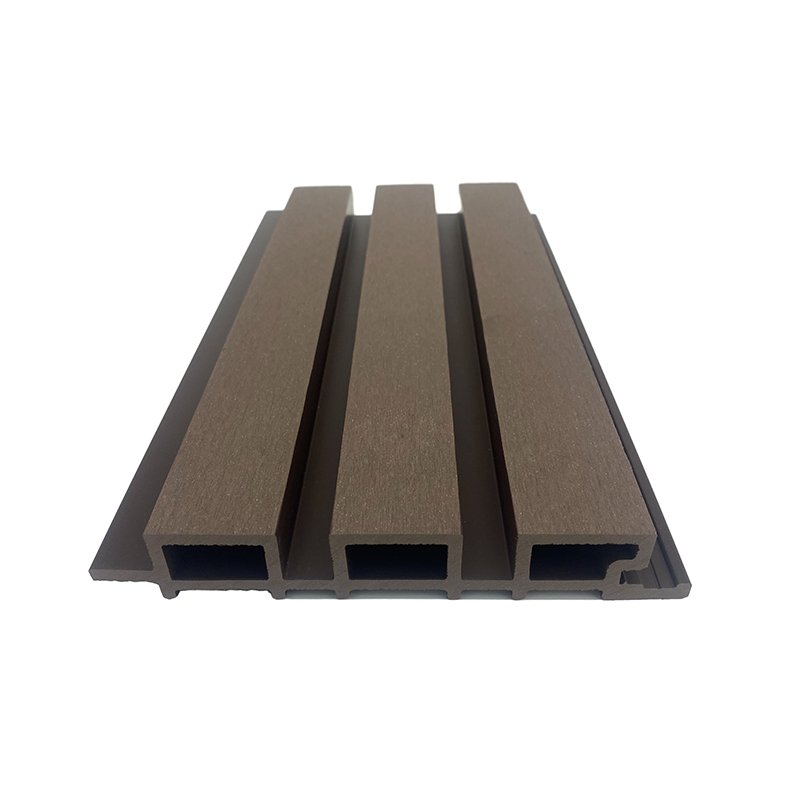 ECO-friendly 3 hole great wall board WPC flexible fence wall panel outdoor wood plastic composite wall panel