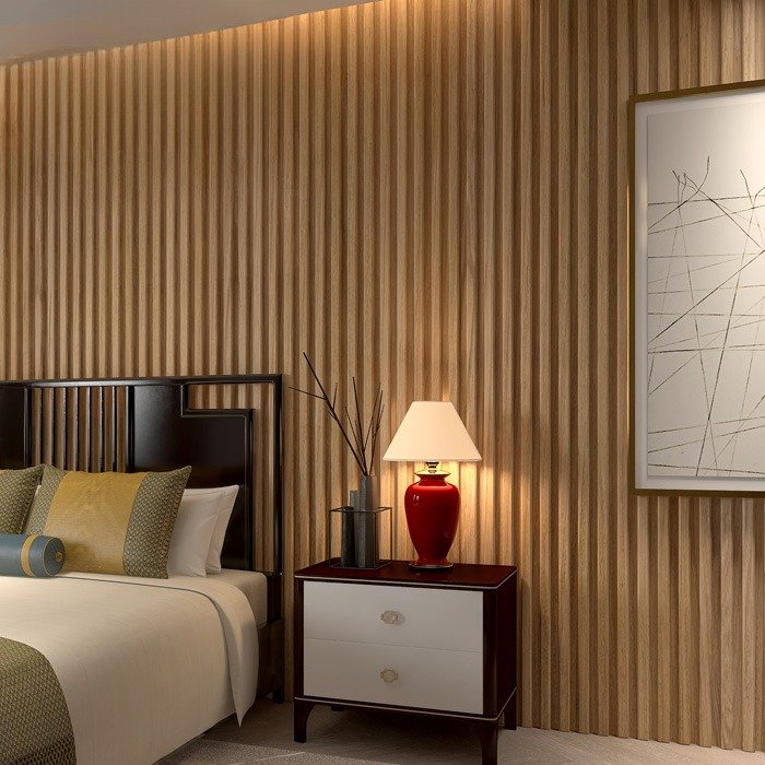 High-Quality Wall Decor Flexible Wood Plastic Composite WPC PVC Cladding Panels for Stylish and Durable Interiors