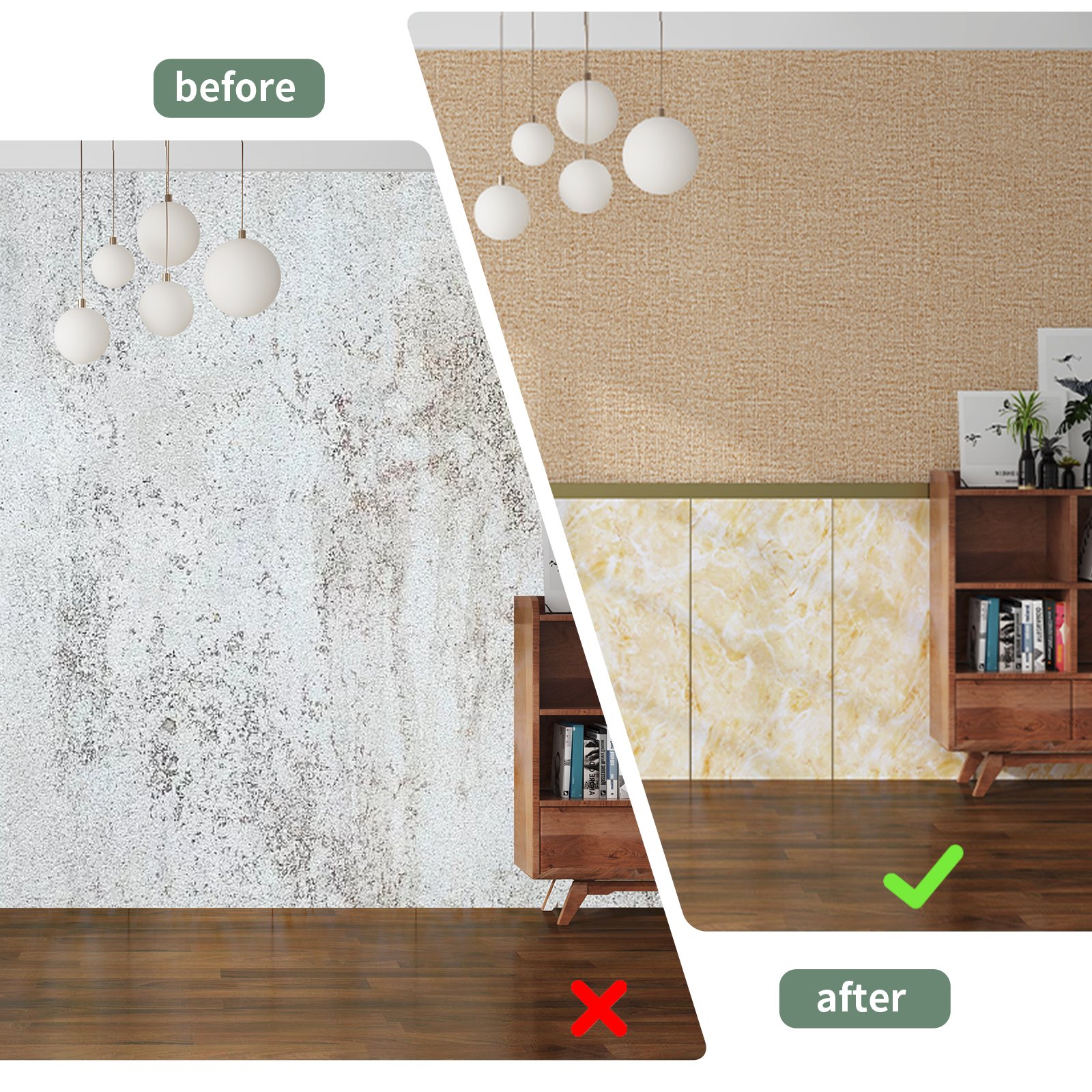 Home Interiors Decoration Low Price Modern 3D Self-adhesive Panels Newest Wall Design Self Adhesive Foam Wallpaper Sticker