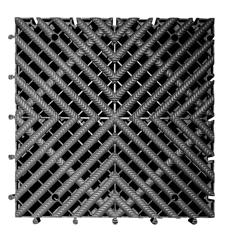 Plastic grating board, floor mat, thickened car beauty shop floor mat, no digging groove drainage, plastic splicing floor mat