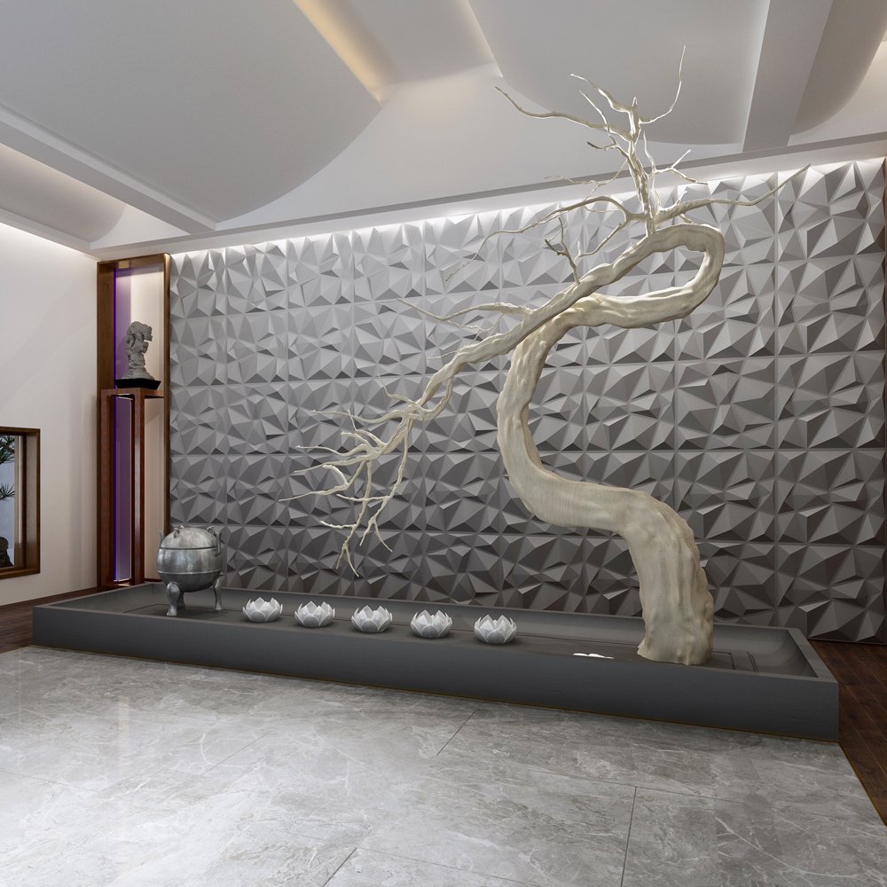 decorative exterior 3D board wall panels